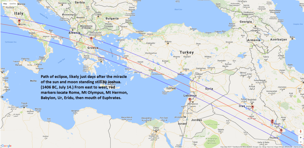 1406 BC Solar Eclipse - 1260d.com