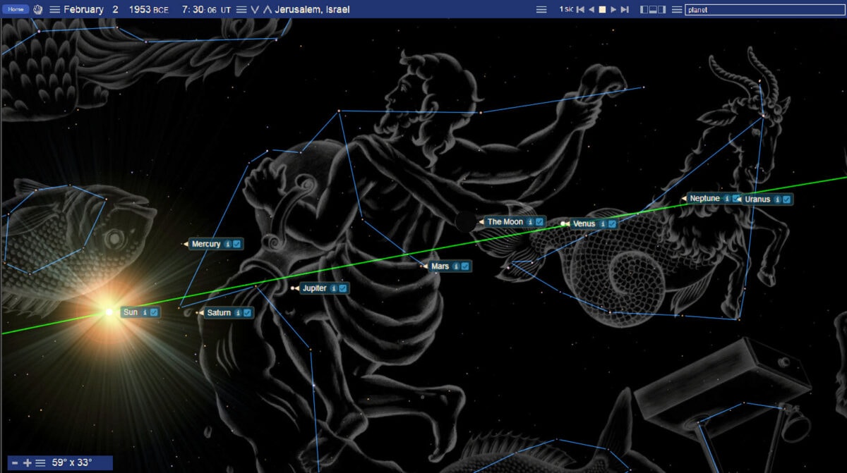 1953 BC planetary alignment - 1260d.com